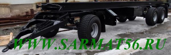 Прицеп-шасси тракторный САРМАТ ОЗТП трехосный 8470 Орск цена, купить, продать, фото